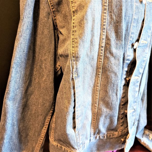 Denim Jacket Art Project 'Led Zeppelin' Vintage - Picture 2 of 9